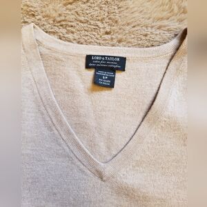 Lord & Taylor classic merino sweater